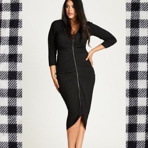 Host Pick SALE! City Chic Sexy Drape Black Dress